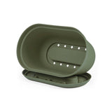 Matera de Mesa Rimax Rafia Verde Musgo 40.5x18.1cm Ovalado con Orificio de Drenaje - MATERAS DE MESA | Bylmo