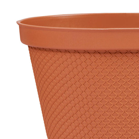 Matera de Mesa Rimax Rafia Terracota 40.5x18.1cm Ovalado con Orificio de Drenaje - MATERAS DE MESA | Bylmo