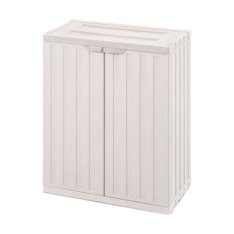 Armario de Aseo Rimax Home Almendra 67.6x85.5cm para Organizar con Dos Puertas - MUEBLES DE ASEO Y ROPAS | Bylmo