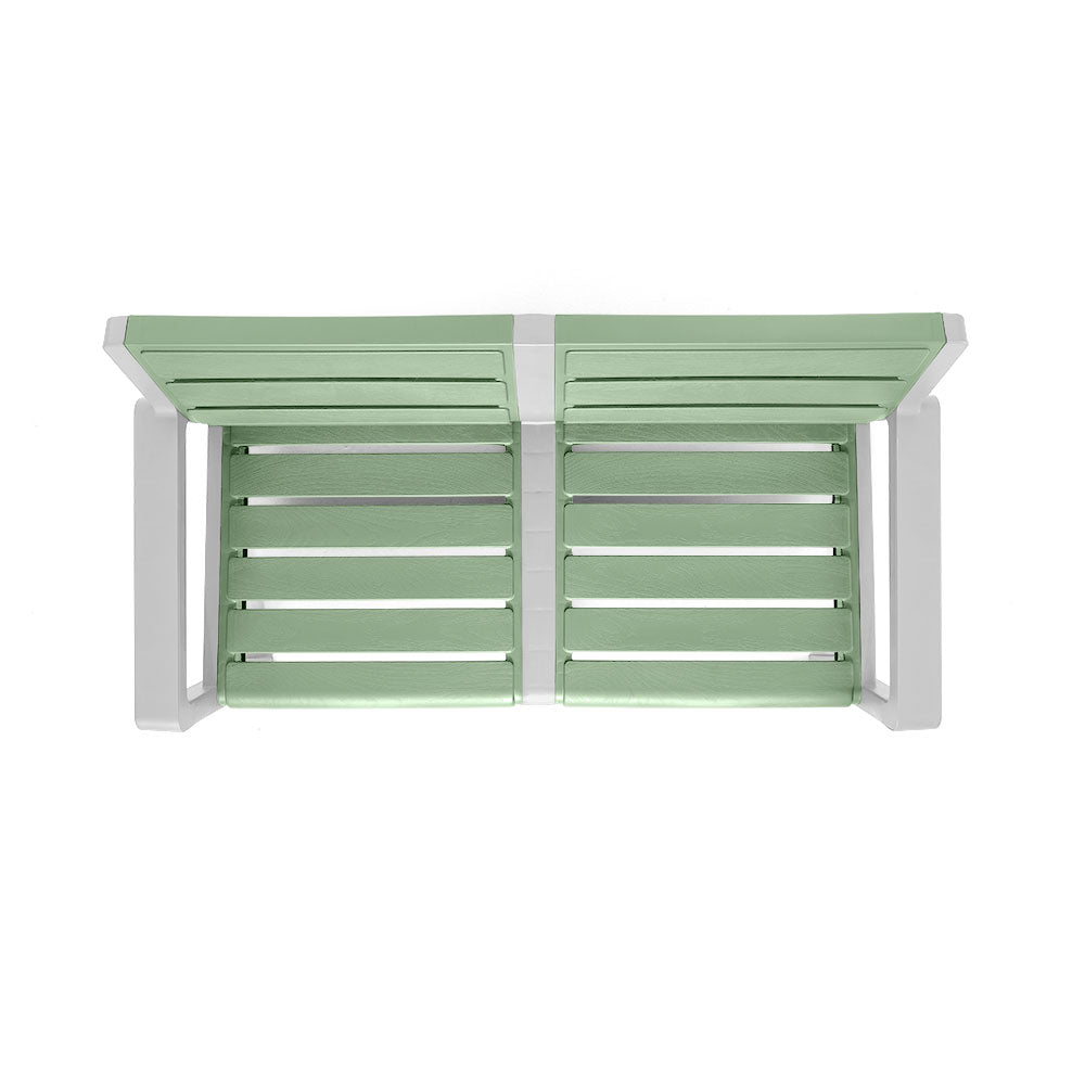 Sofá Rimax Barú Verde Salvia 131.4x74.6cm de Dos Puestos con Apoya Brazos - SOFAS Y POLTRONAS | Bylmo