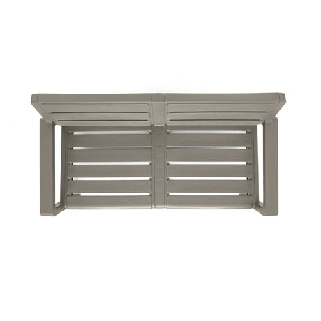 Sofá Rimax Barú Gris Cemento 131.4x74.6cm de Dos Puestos con Apoya Brazos - SOFAS Y POLTRONAS | Bylmo