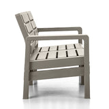 Sofá Rimax Barú Gris Cemento 131.4x74.6cm de Dos Puestos con Apoya Brazos - SOFAS Y POLTRONAS | Bylmo