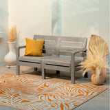 Sofá Rimax Barú Gris Cemento 131.4x74.6cm de Dos Puestos con Apoya Brazos - SOFAS Y POLTRONAS | Bylmo