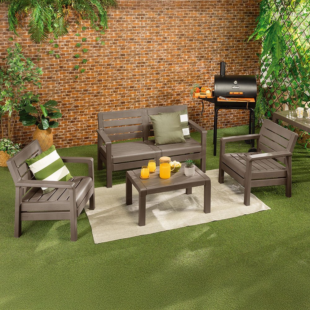 Sala Rimax Barú Moca 131.4x74.6cm de Cuatro Puestos con Apoya Brazos - SOFAS Y POLTRONAS | Bylmo