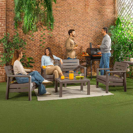 Sala Rimax Barú Moca 131.4x74.6cm de Cuatro Puestos con Apoya Brazos - SOFAS Y POLTRONAS | Bylmo