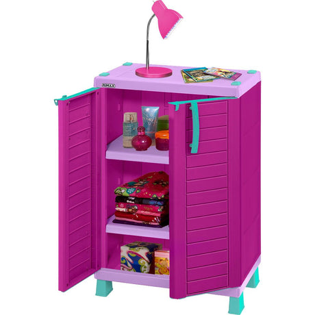 Cajonera Infantil Rimax Glam Morado 65x101cm de Tres Hileras sin Cajones - CAJONERAS Y COMODAS | Bylmo