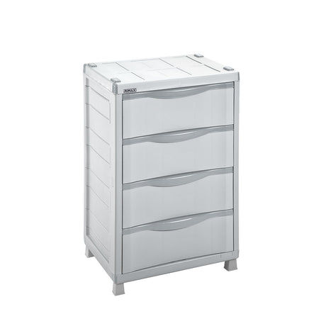 Cajonera Rimax Barú Gris 65x101cm de Cuatro Hileras con Cuatro Cajones - CAJONERAS Y COMODAS | Bylmo