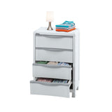 Cajonera Rimax Barú Gris 65x101cm de Cuatro Hileras con Cuatro Cajones - CAJONERAS Y COMODAS | Bylmo