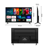 Televisor Smart Kalley Linux Negro 111.12x64.07cm de 50" Pulgadas 4K 2160P - TELEVISORES | Bylmo