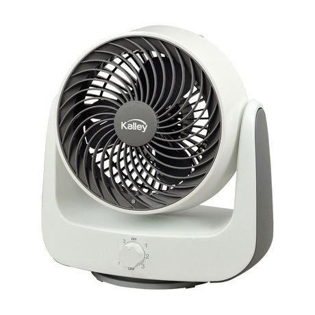 Ventilador Kalley Blanco 32x33cm de 3 Velocidades y con Oscilación - VENTILADORES | Bylmo