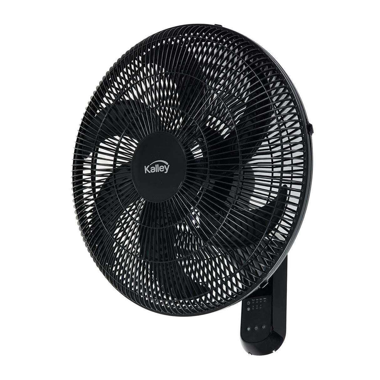 Ventilador de Pared Kalley Negro 49.5x52cm de 3 Velocidades con Temporizador - VENTILADORES | Bylmo
