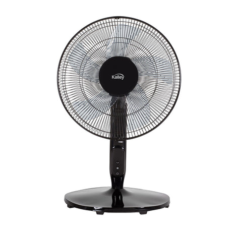 Ventilador de Piso Kalley Negro 45x69.5cm de 12 Velocidades con Temporizador - VENTILADORES | Bylmo
