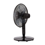 Ventilador de Piso Kalley Negro 45x69.5cm de 12 Velocidades con Temporizador - VENTILADORES | Bylmo