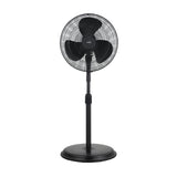 Ventilador de Piso Kalley Negro 42x94cm de 3 Velocidades y con Oscilación - VENTILADORES | Bylmo