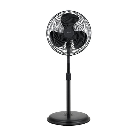 Ventilador de Piso Kalley Negro 42x94cm de 3 Velocidades y con Oscilación - VENTILADORES | Bylmo