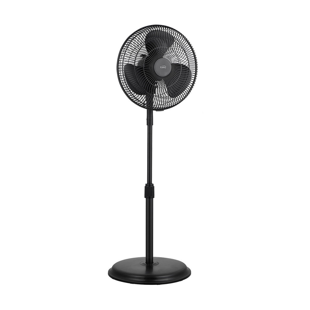 Ventilador de Piso Kalley Negro 42x94cm de 3 Velocidades y con Oscilación - VENTILADORES | Bylmo
