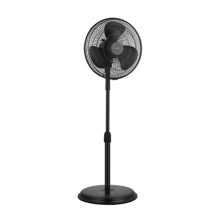 Ventilador de Piso Kalley Negro 42x94cm de 3 Velocidades y con Oscilación - VENTILADORES | Bylmo