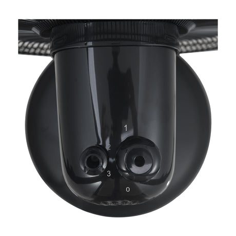 Ventilador de Piso Kalley Negro 42x94cm de 3 Velocidades y con Oscilación - VENTILADORES | Bylmo