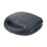 Sanduchera 3 en 1 Kalley Negro 23.1x9.6cm con Dos Puestos de Cocción - SANDUCHERAS Y WAFLERAS | Bylmo