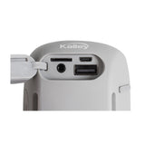 Parlante Kalley Gris 9.62x6.78cm Portátil con Conexión Bluetooth - PARLANTES | Bylmo