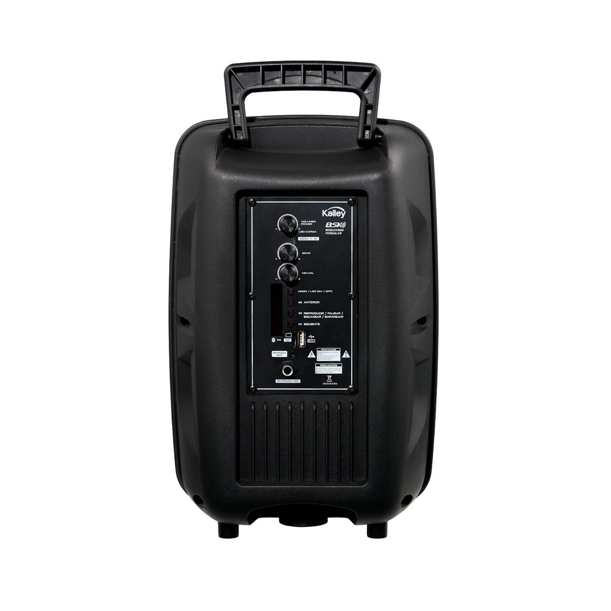 Parlante Kalley Negro 24.4x36.6cm Portátil con Conexión Bluetooth - PARLANTES | Bylmo