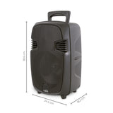 Parlante Kalley Negro 24.4x36.6cm Portátil con Conexión Bluetooth - PARLANTES | Bylmo