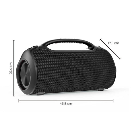 Parlante Kalley Negro 46.8x25.4cm Portátil con Conexión Bluetooth - PARLANTES | Bylmo