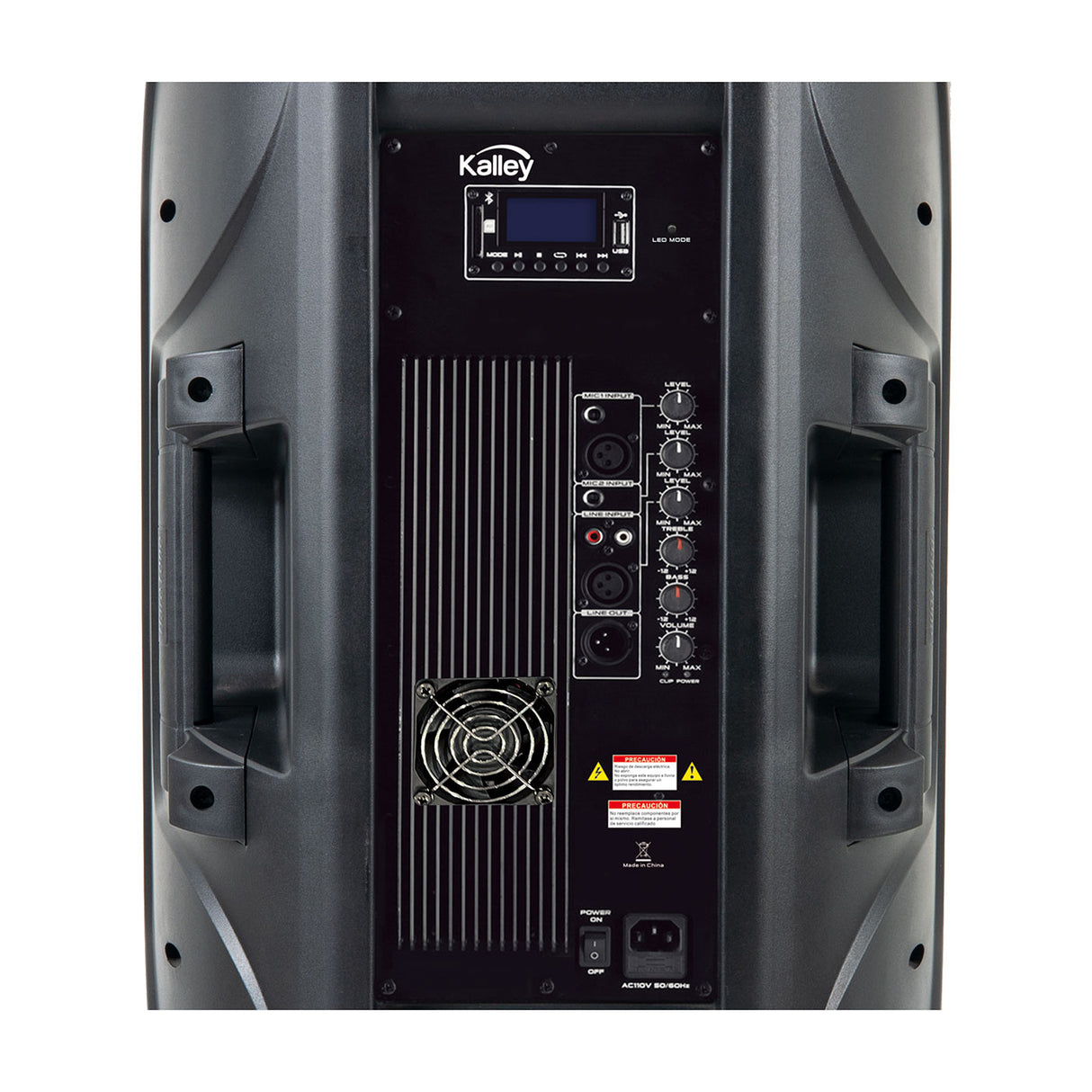 Parlante Kalley Negro 45x110.5cm con Conexión Bluetooth - PARLANTES | Bylmo