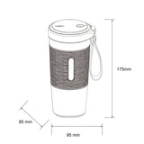 Licuadora Personal Kalley Azul 8.5x18.5cm de Dos Aspas para 0.3 Litros y Una Velocidad - LICUADORAS Y PROCESADORES | Bylmo