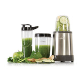 Kit Licuadora Personal Kalley Gris y Negro 15x34.3cm de Seis Aspas para 0.7 Litros y Una Velocidad - LICUADORAS Y PROCESADORES | Bylmo