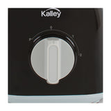 Licuadora Kalley Negro 19.6x36.7cm de Cuatro Aspas para 1.5 Litros y Dos Velocidades - LICUADORAS Y PROCESADORES | Bylmo
