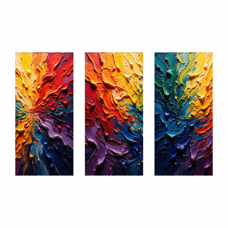 Cuadro decorativo Lienzo Universo Abstracto 34x72cm - CUADROS | Bylmo