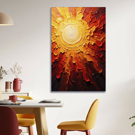 Cuadro decorativo Lienzo La Fuerza del Sol 60x93cm - CUADROS | Bylmo