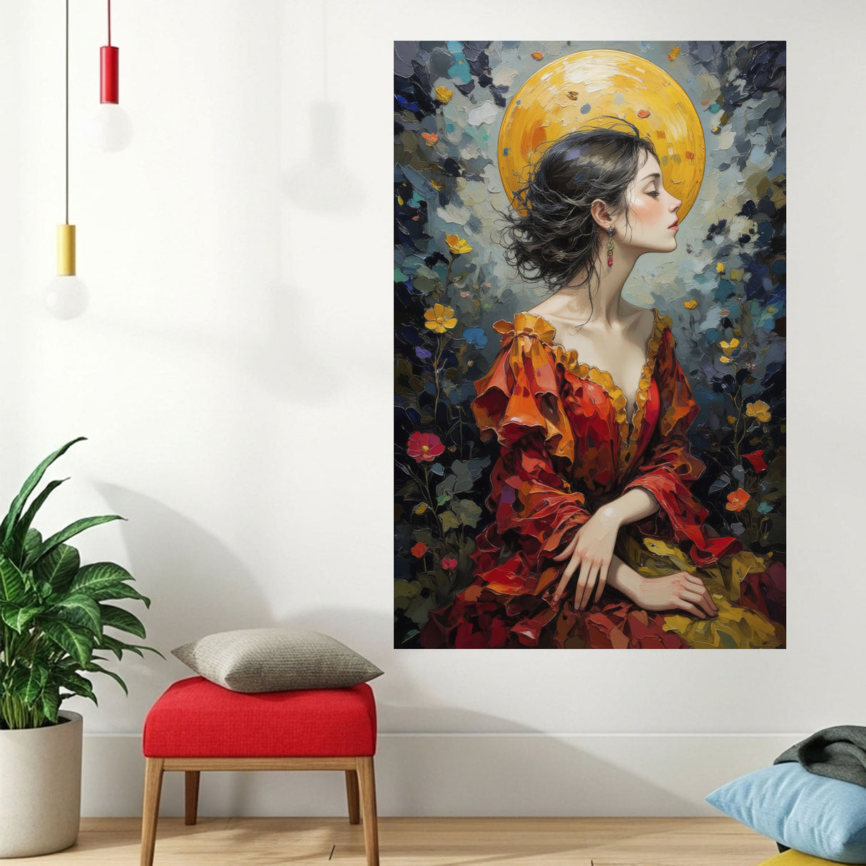 Cuadro decorativo Lienzo Luz de Mujer 60x93cm - CUADROS | Bylmo