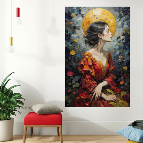 Cuadro decorativo Lienzo Luz de Mujer 60x93cm - CUADROS | Bylmo