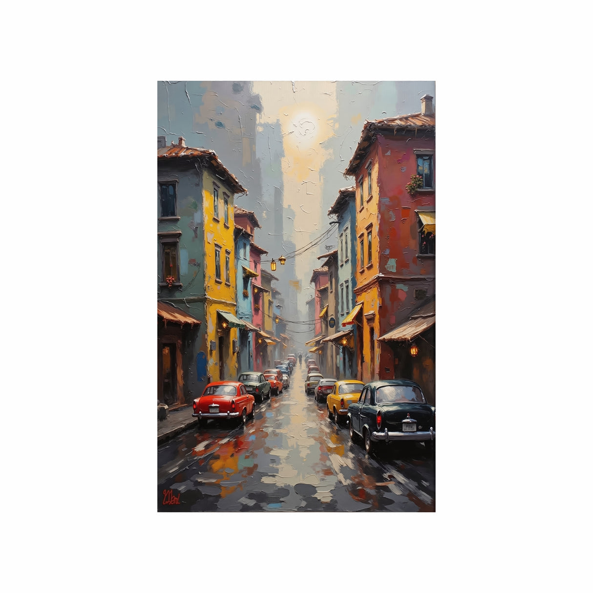 Cuadro decorativo Lienzo la Calle de los Recuerdos 60x93cm - CUADROS | Bylmo