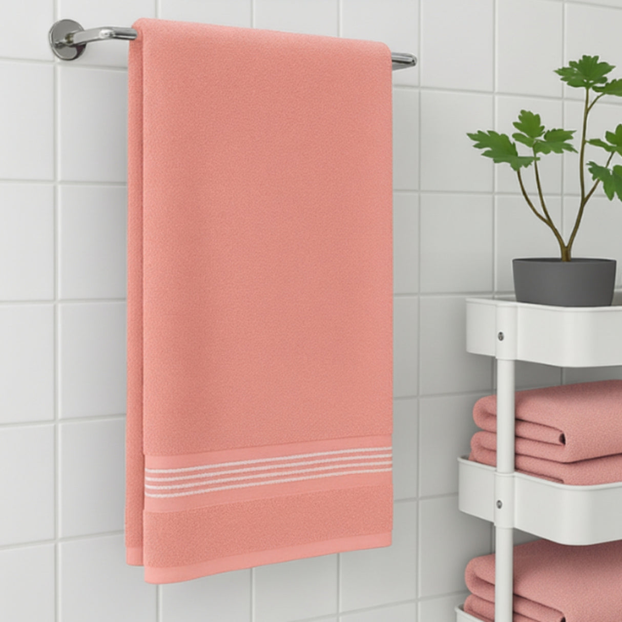 Toalla de Cuerpo Cannon Coral 70x140cm Fondo Entero Ultrasuave y Absorción Alta - TOALLAS | Bylmo