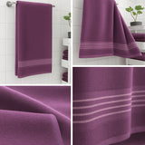 Toalla de Cuerpo Cannon Morado 70x140cm Fondo Entero Ultrasuave y Absorción Alta - TOALLAS | Bylmo