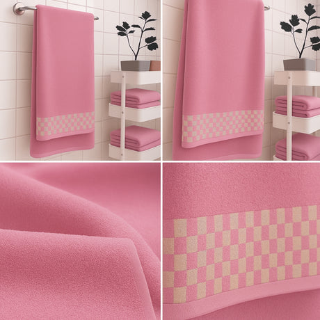 Toalla de Cuerpo Cannon fucsia 70x140cm Fondo Entero Ultrasuave y Absorción Alta - TOALLAS | Bylmo