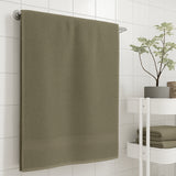 Toalla de Cuerpo Cannon Verde Militar 70x140cm Fondo Entero Ultrasuave y Absorción Alta - TOALLAS | Bylmo