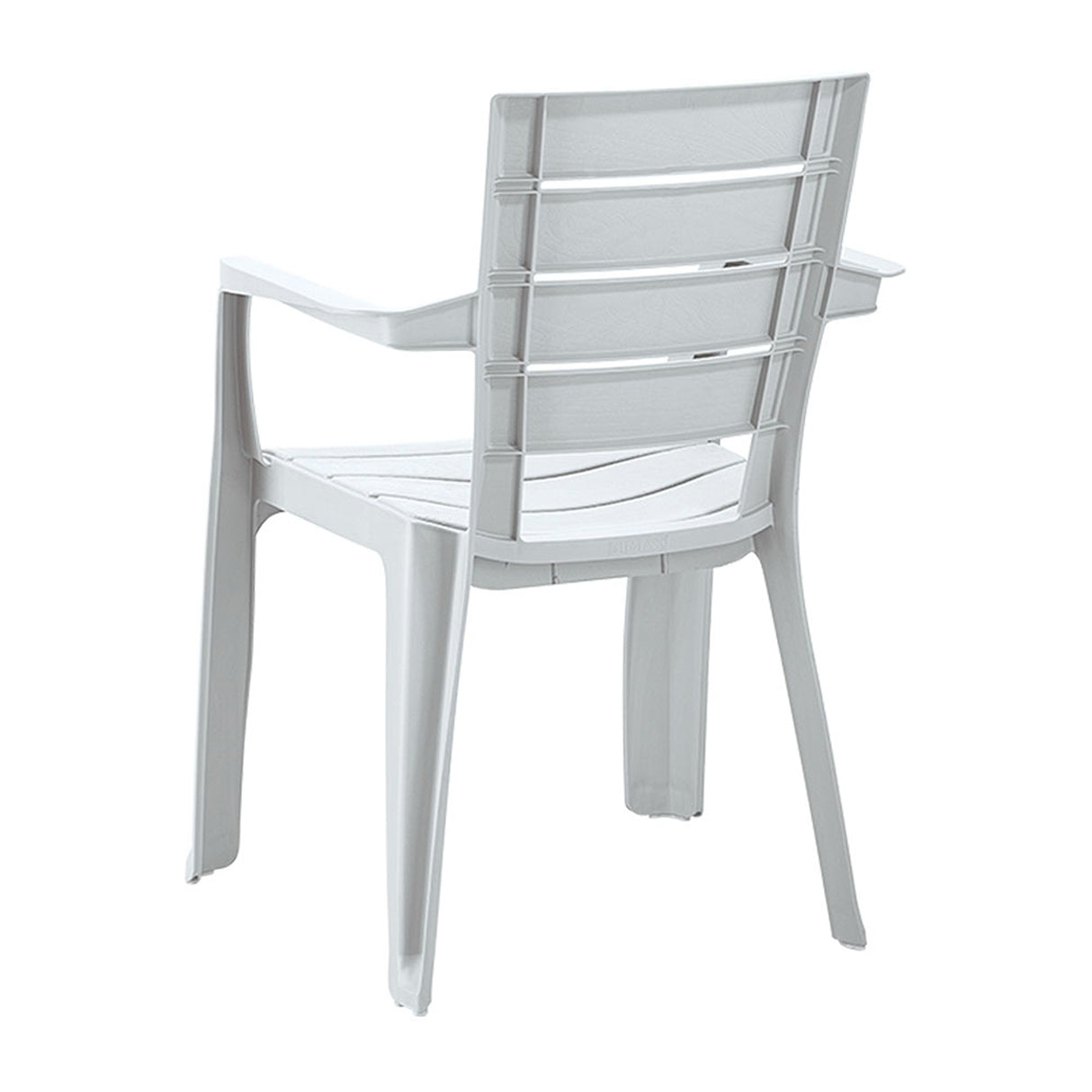 Combo Comedor y 4 Sillas con Brazos Rimax Barú Gris Hielo 75x73.5cm Cuadrado - COMEDORES | Bylmo