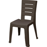 Combo Comedor y 4 Sillas sin Brazos Rimax Barú Wengue 75x73.5cm Cuadrado - COMEDORES | Bylmo