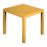 Combo Comedor y 4 Sillas con Brazos Rimax Barú Amarillo 75x73.5cm Cuadrado - COMEDORES | Bylmo