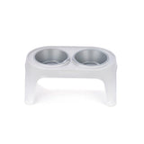 Comedero Alto para Perros Rimax Gris Hielo 44.5x21.7cm Para Perros Medianos - COMEDEROS Y BEBEDEROS PARA MASCOTAS | Bylmo