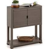 Arrimo Rimax Moca 24.5x72.8cm con Dos Puertas y Un Compartimiento - BIFES Y ARRIMOS | Bylmo