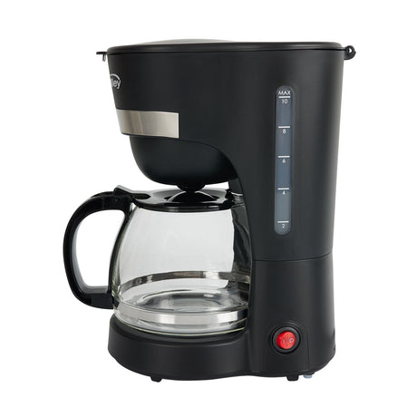 Cafetera Eléctrica Kalley Negro 16.79x28.99cm de Goteo Para 10 Tazas y con Apagado Automático - CAFETERAS ELECTRICAS | Bylmo