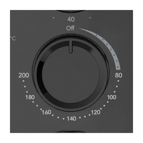 Freidora de Aire Kalley Negro 26x30.6cm de 3.5 Litros