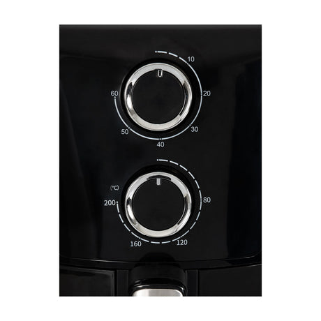 Freidora de Aire Kalley Negro 26x33.3cm de 4.5 Litros - FREIDORAS DE AIRE | Bylmo