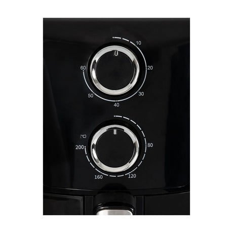 Freidora de Aire Kalley Negro 26x33.3cm de 4.5 Litros