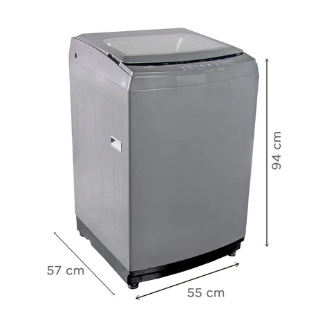 Lavadora Kalley Gris 55x94cm Para Carga de 12 Kilogramos - LAVADORAS Y SECADORAS | Bylmo